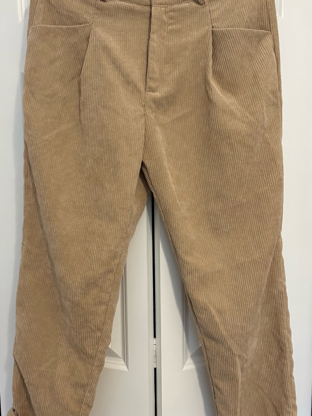 Corduroy Pants in Tan